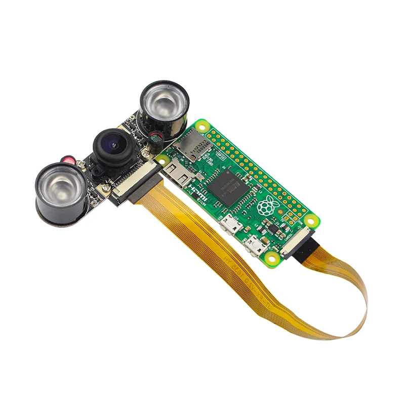 Raspberry Pi Zero Night camera+ 2 шт ИК светодиодный модуль камеры 5 МП для Raspberry Zero широкоугольная веб-камера рыбий глаз
