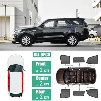 

For Land Rover Discovery Sport 6Pcs Windows Sunshade UV Ray Protector Block Visor