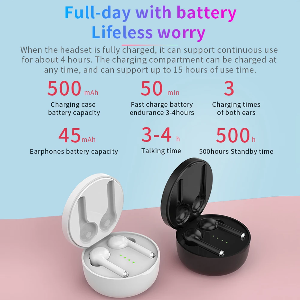 Sport Waterproof original Earbuds 5 0 Bluetooth Earphones Wireless Headphones with Mic Gaming Headset for iPhone Samsung