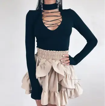 

Women's strappy long sleeve bodysuit women