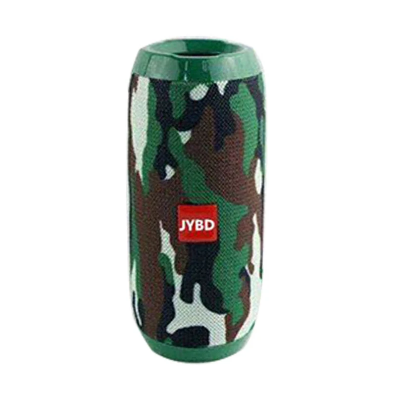 Camouflage green Беспроводные Bluetooth водонепроницаемы переносной динамик TWS двойные драйверы стерео звук Поддержка USB/AUX/FM радио/TF/handfree вызов - Цвет: Camouflage green