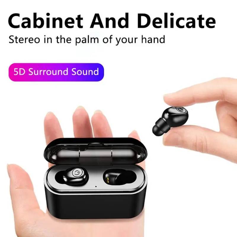 Лидер продаж многофункциональные однотонные наушники X8 TWS Bluetooth 5 0