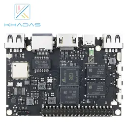 Khadas VIM1 базовый четырехъядерный ARM макетная плата с Amlogic S905X открытым исходным кодом DDR3 2 ГБ + 8 Гб