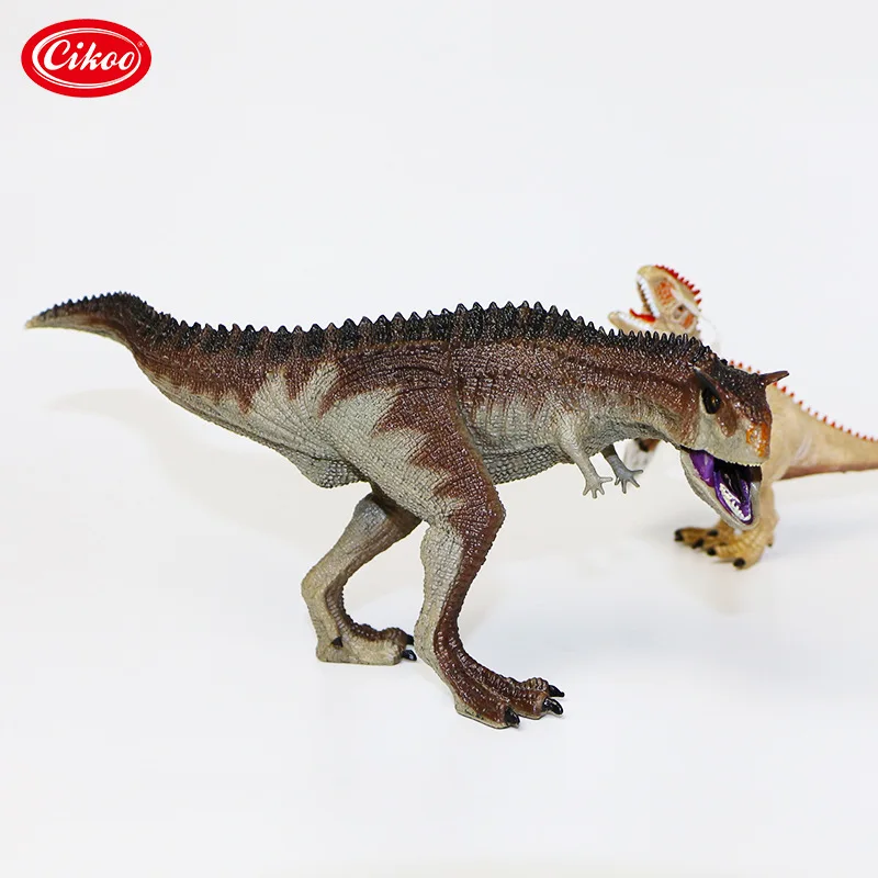 

CIKOO with Two High-Animal Dinosaur Model PVC Material C14 Model Ox Horn Dragon Teenager CHILDREN'S Toy