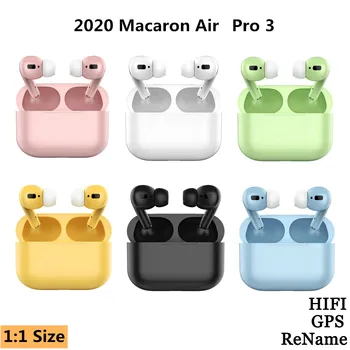 

2020 new Macaron Air Pro 3 TWS 1: 1 Wireless Headphones Bluetooth Earphone In-ear Stereo Earbuds Headset PK I12 Pod 2 i900000