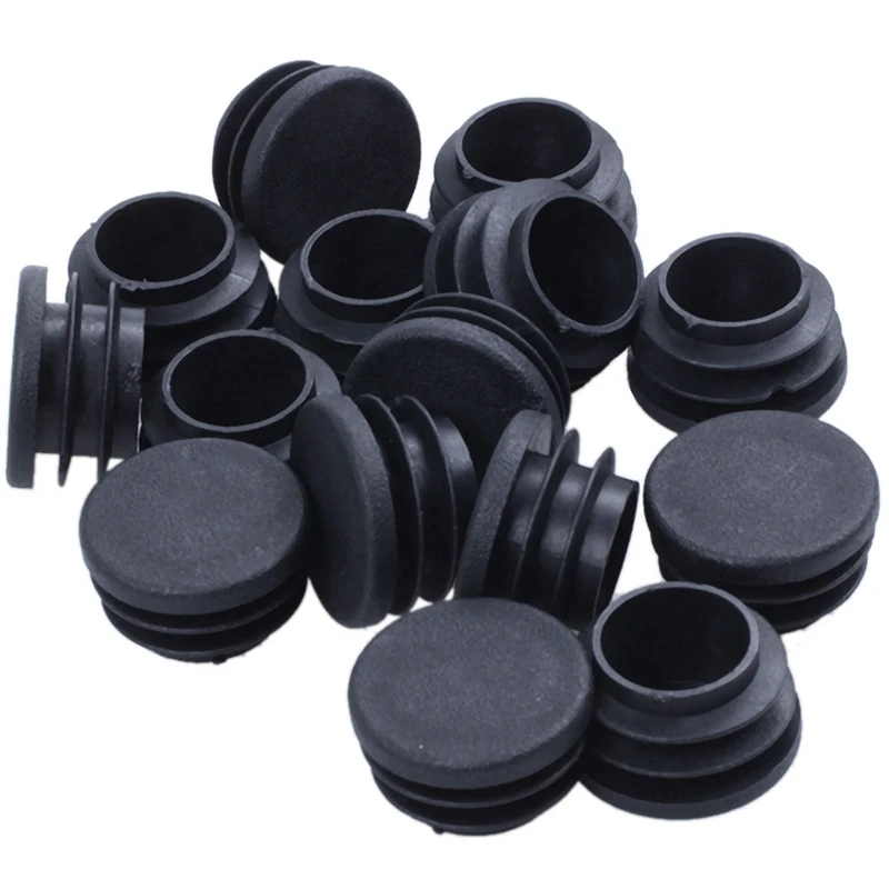 

HLZS-15 pieces of Chair Table Legs End Plug 25mm Diameter Round Plastic Inserted Tube