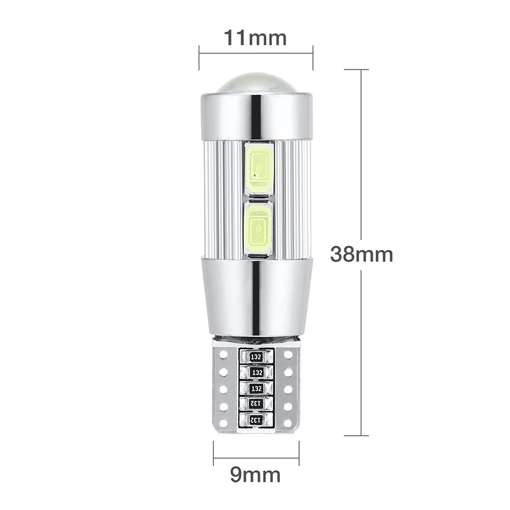 2 шт. автомобильный Стайлинг авто светодиодный 194 W5W Canbus 10 SMD 5630 Светодиодный светильник лампа без ошибок светодиодный светильник для парковки СВЕТОДИОДНЫЙ Автомобильный боковой светильник