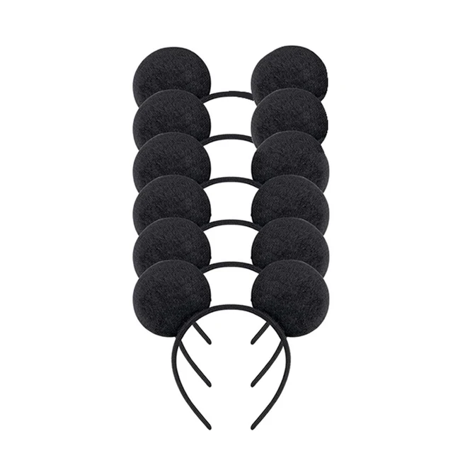 Mickey Mouse Theme Image Party Balloons Decoration Birthday Background Decor Baby Shower Supplies Children Party Supplies 6pcs black