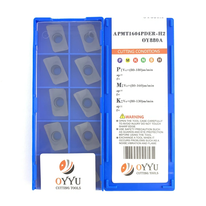 

Oyu APMT1135 APMT1604 APMT1135PDER-H2 APMT1604PDER-H2 OY880A фрезерные Вставки для стали из нержавеющей стали с ЧПУ карбидные вставки APMT 1135