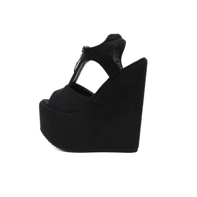 heels wedges black Big sale - OFF 65%