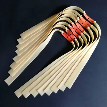 

5pcs thickened 1.5mm wide flat rubber band high elasticity solid color slingshot shooting hunting accessories rubber band 2020