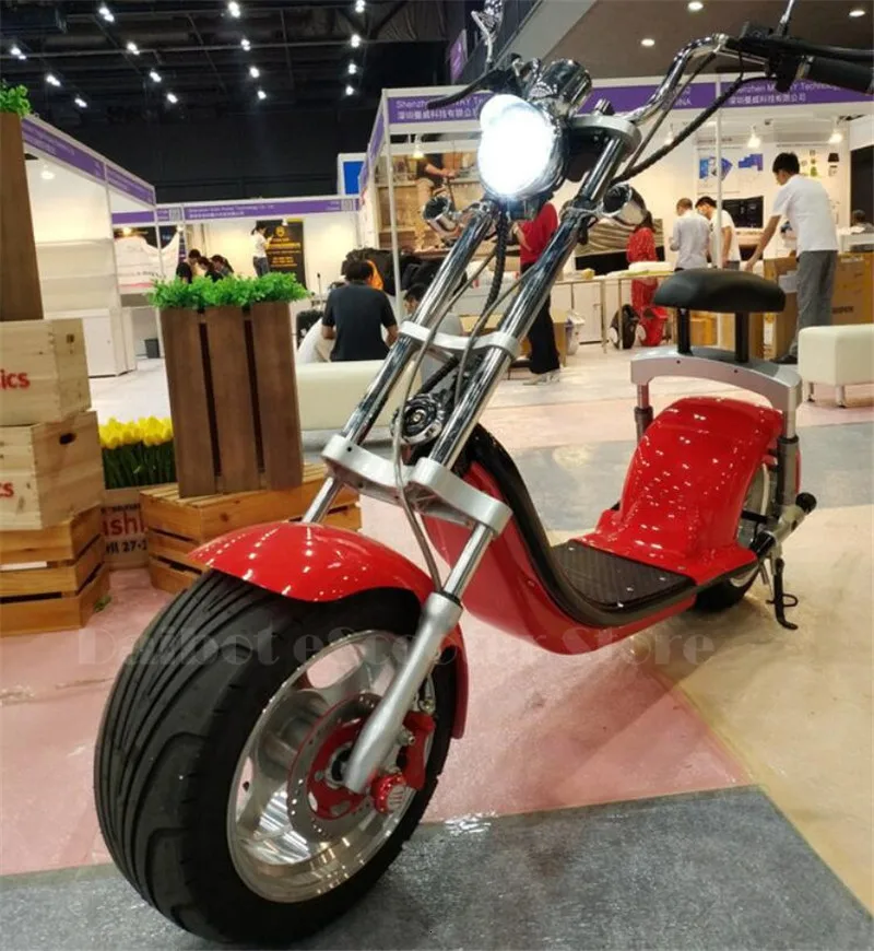 Daibot Electric Scooter Motorcycle 2 Wheeled Self Balancing Scooters  Big Tire Citycoco Electric Scooter 1000W 60V (16)