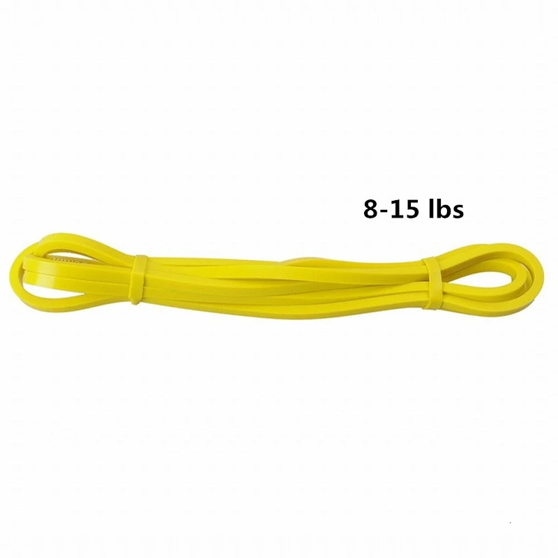 8-15 lbs Утолщенная резистентная петля, резиновая тренировочная повязка для тренировок для мужчин и женщин, домашняя, для спортзала, йоги, фитнеса, растяжки, тренировки, 6 уровней - Цвет: 8-15 lbs
