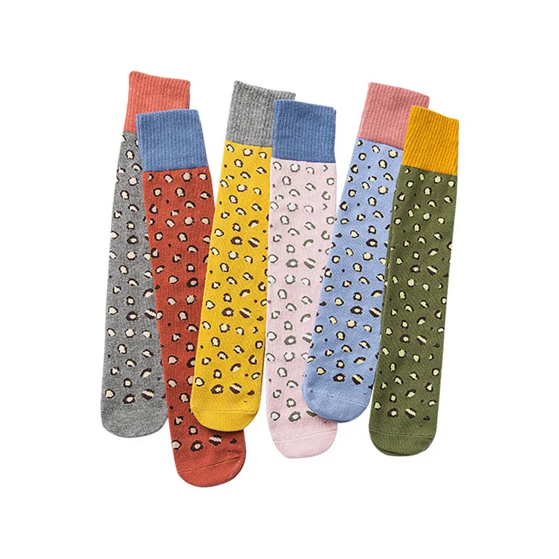 

Children Knee High Cotton Socks Boy Girl Baby Soft Warm Socks For Spring Autumn 3-8 Years Kids Fashion Kawaii Long Golf Socks