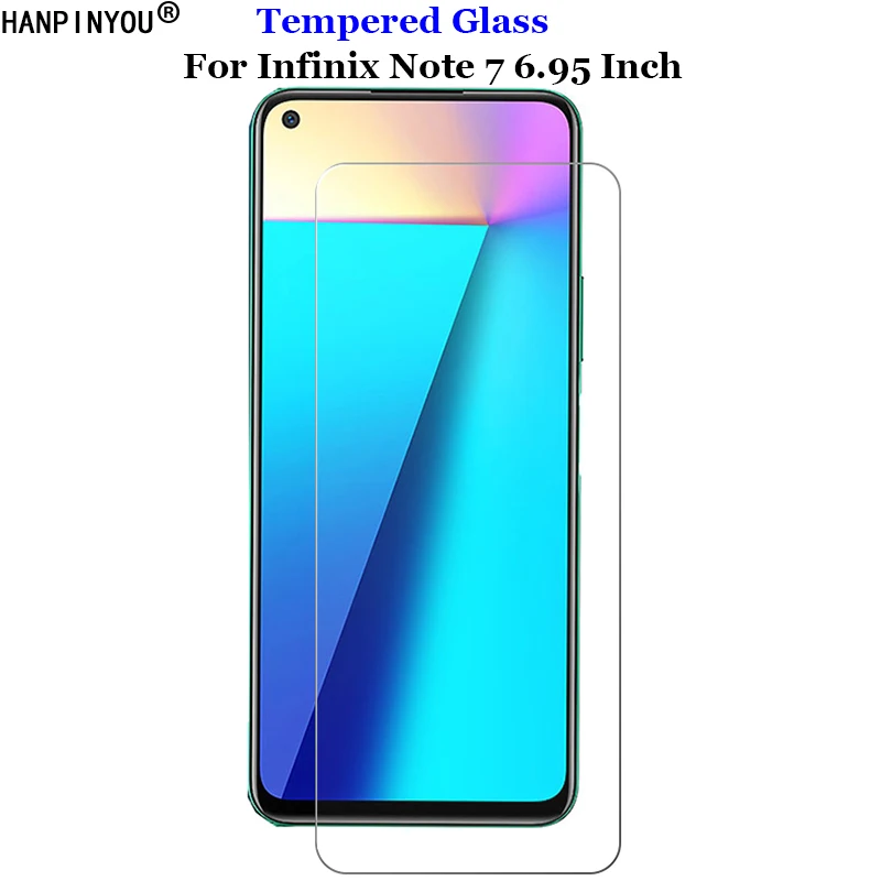 Для Infinix Note 7 закаленное стекло 9H 2.5D Премиум-защитная пленка для экрана Защитная 6