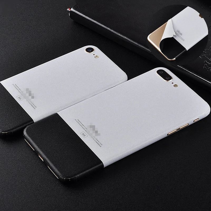 

For iPhone 7 8 X XS XR Color Sticker Back Decorative Film Ice Back Sheet Thin Screen Protector Protector
