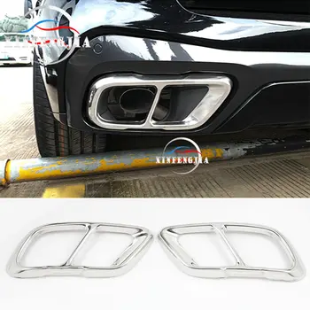 

For BMW X5 G05 X7 G07 2019 Steel Real Cylinder Exhaust Pipe Mufflers Cover Trim