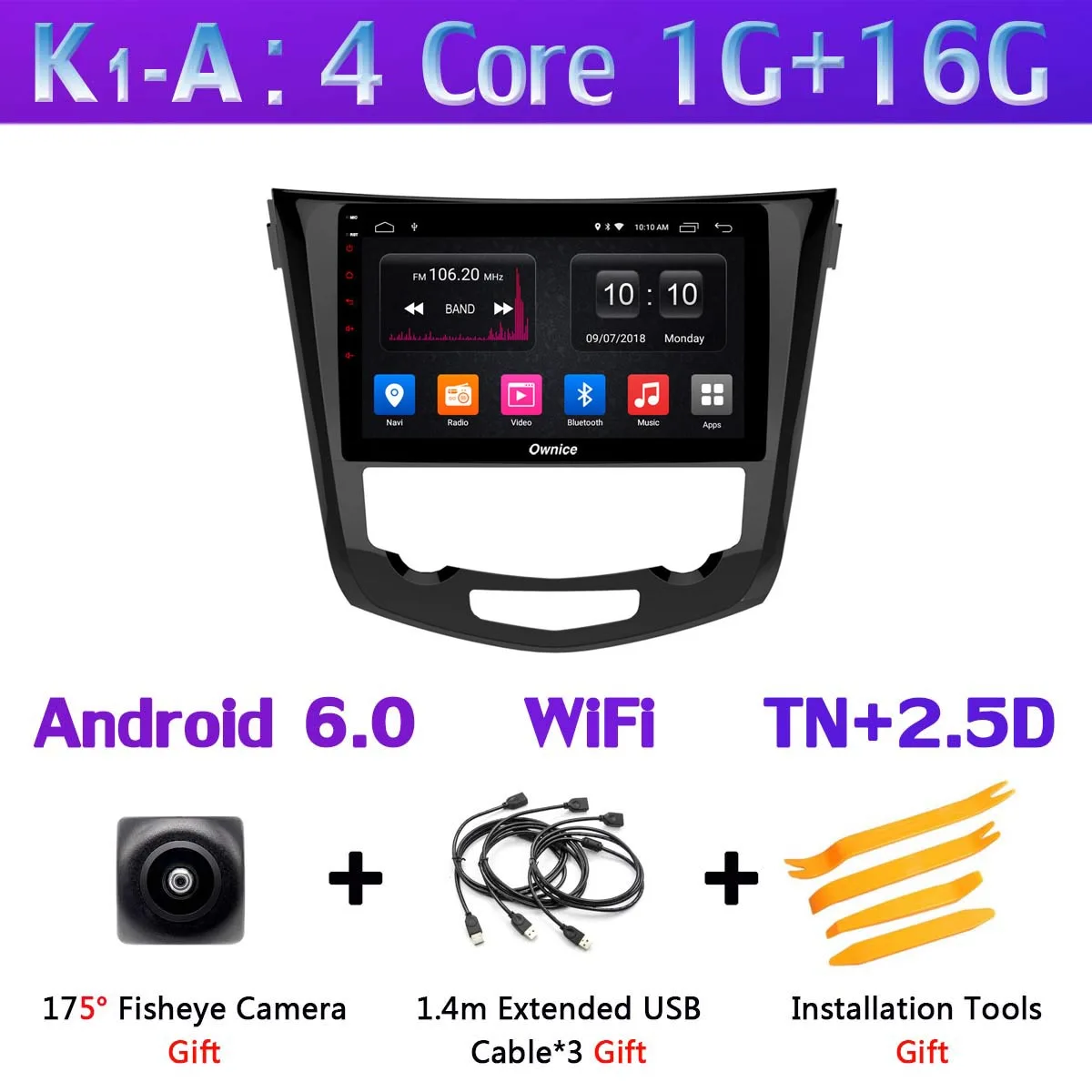 360°Camera 4G+ 64G Android 9,0 Автомобильный мультимедийный радио для Nissan X Trail X-Trail 2013 gps DSP CarPlay - Цвет: K1-A