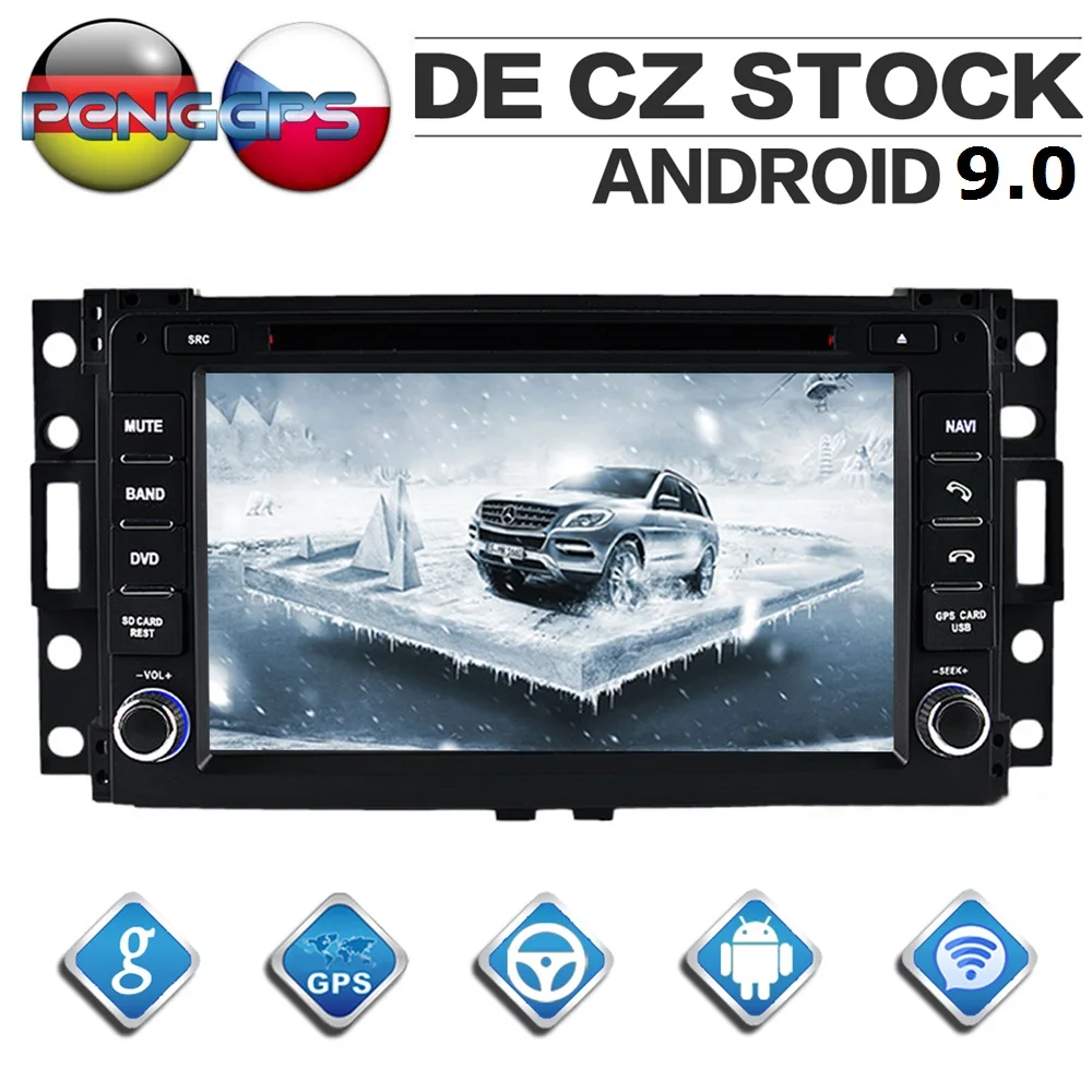 

Octa Core CD DVD Player 2 Din Stereo Android 9.0 Car Radio for HUMMER H3 2006-2009 GPS Navigation Autoradio Headunit WIFI FM