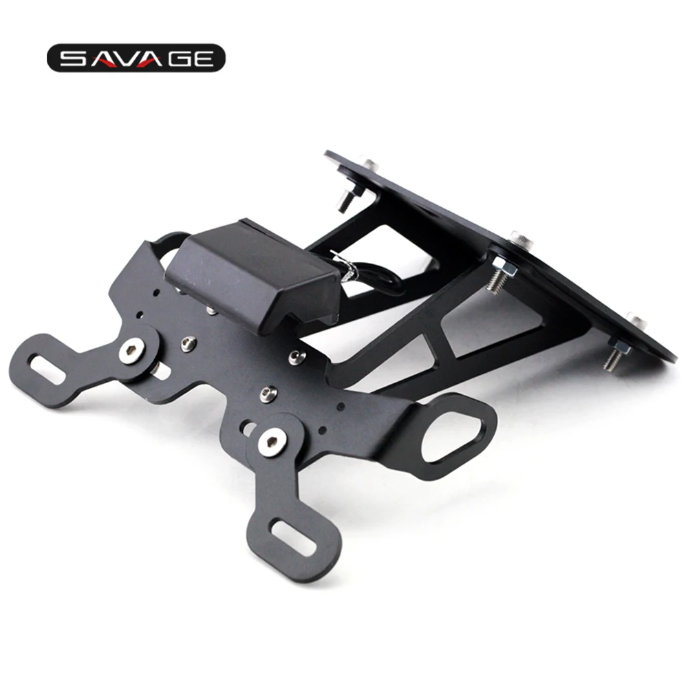 

For YAMAHA YZF R25 R3 YZF-R3 YZF-R25 Motorcycle Fender Eliminator Registration Plate Bracket License Plate Holder LED Light