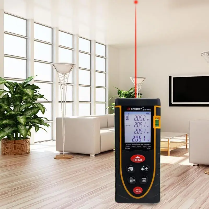 Hand-held Distance Infrared Laser Rangefinder 40M 60M 80M 100M Electronic Range Finder Laser Build Measure Device Measuring Tape Hand-held Distance Infrared Laser Rangefinder 40M 60M 80M 100M Electronic Range Finder Laser Build Measure Device Measuring Tape
