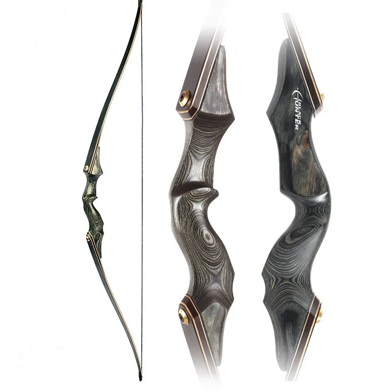 60 &quotзахват изогнутый лук 30-60lbs стрельба из лука RH Longbow Bamboo Core конечностей Охота |
