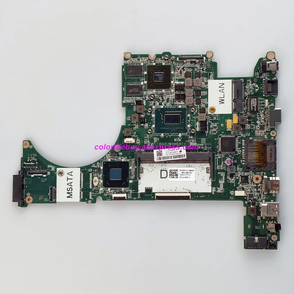 

Genuine CN-090T1K 090T1K 90T1K DA0JWAMB8C1 w I3-3120M CPU N13P-GV2-S-A2 CPU Laptop Motherboard for Dell Vostro 5560 Notebook PC