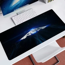 Estrela citizen gaming mouse pad grande gamer computador mousepad tapete de mesa pc anime mausepad teclado acessórios gamer mesa