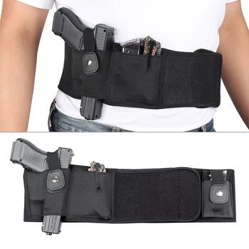 

Tactical Belly Band Holster Neoprene Gun Holster Waist Concealed Carry Pistol Holsters Pouch for Glock Beretta Revolver Handgun