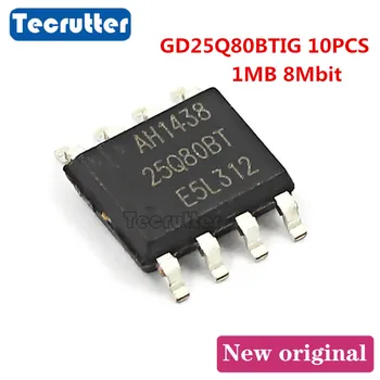 

10PCS GD25Q80BTIG GD25Q80 25Q80 1MB 8Mbit SOIC8 SPI FLASH