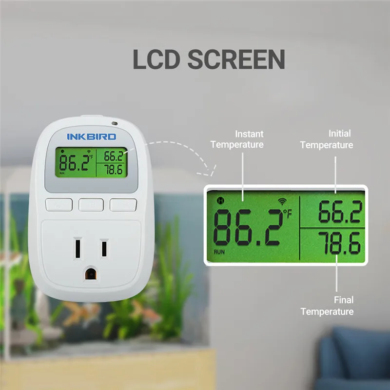 Inkbird C929-A Wi-Fi контроллер температуры для аквариума белого цвета для аквариума, водный террариум