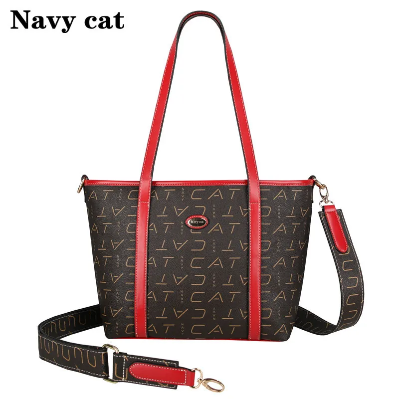 

Large-capacity Lady's One-shoulder Bag with Letter Printing Wrist Bag Classic Shoulder Strap Slanting Bag Tote Bags for Women