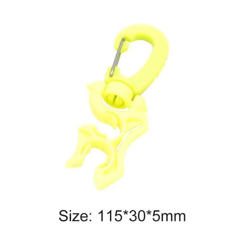 Diving Breathing Regulator Fixing Clamp Low Pressure Pipe Clips Hose Hook Quick Shackle Clip Underwater Dive Accessories