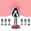 Sex Vibrator Metal Anal Toys For Women Adult Sex Products Men Butt Plug Stainles Steel Anal Plug Sex-toy Anal DildoToys 8 Color 1