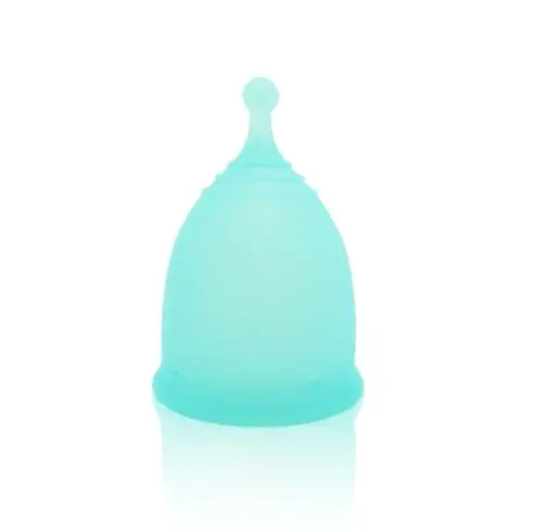 Женская чашка женская гигиеническая Дамская чашка герметичная менструальная чашка женственный продукт Hygine силиконовая чашка менструальная чаша - Цвет: Синий