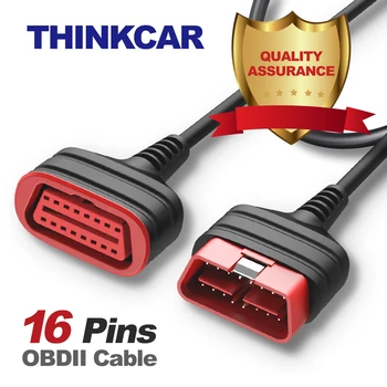 

ThinkCar ThinkDiag OBD2 Extension Cable Universal 16 Pin Male to Female Car Diagnostic Extender Cable Automotive OBD 2 Adapter