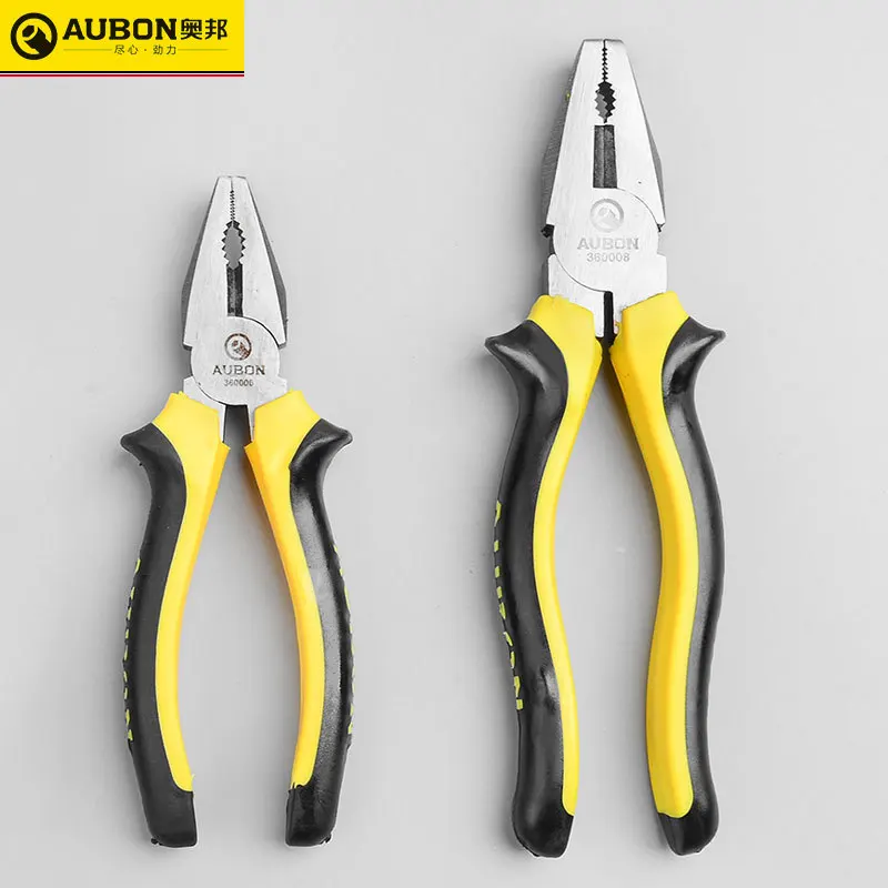 Плоскогубцы электрика AUBON 6 &quot8" плоскогубцы для проводов резак кабелей