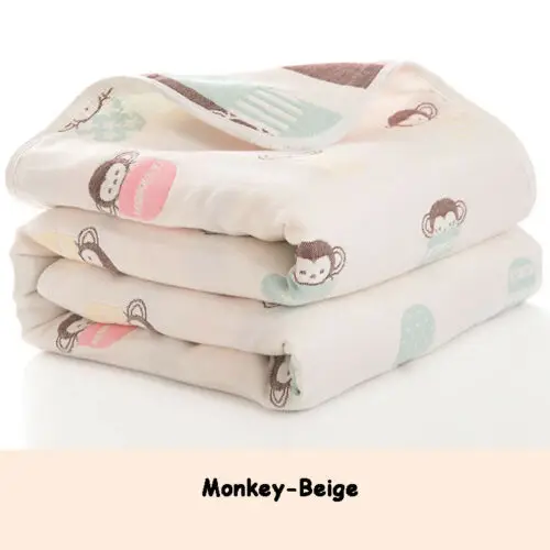 Fashion Newborn Baby Swaddle Blanket Soft Bath Towel Stroller Soft Cotton Cover Size 110*110&115*120CM