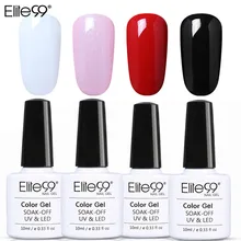 Elite99 УФ-гель лак блестящий топ основа гель лак праймер Маникюр гель лак для ногтей 10 мл УФ-гель лак Светодиодный лампа чистые цвета