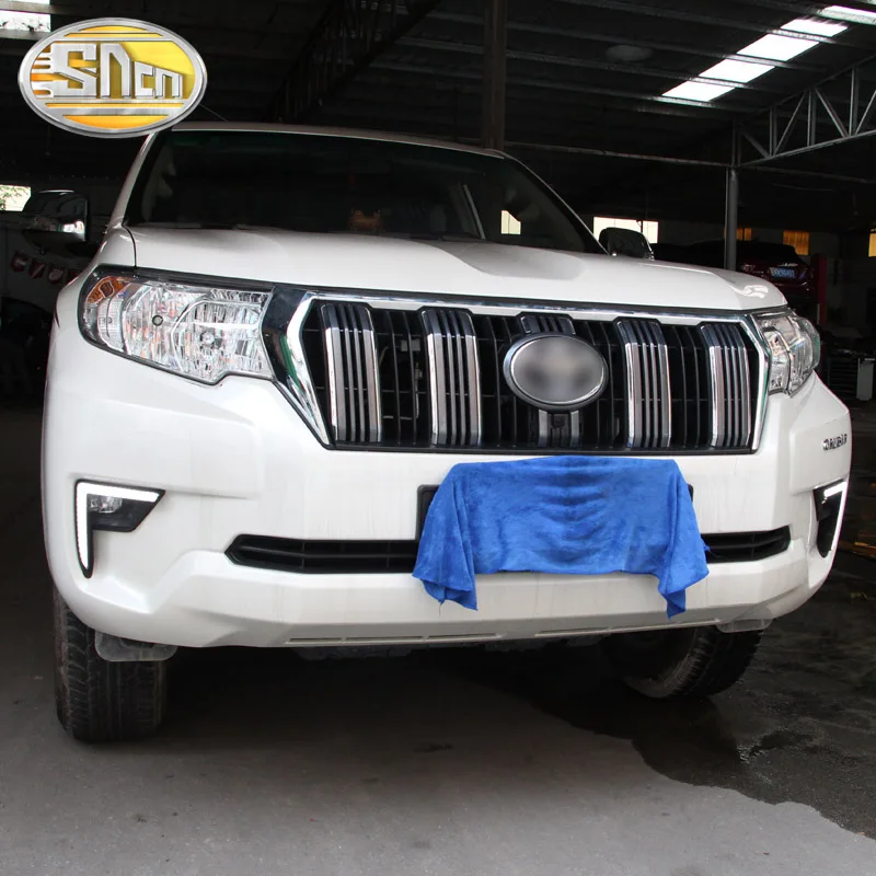 Светодиодные дневные ходовые огни светильник для Toyota Land Cruiser Prado FJ150 2018 2019