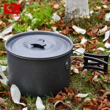 Outdoor camping cooker picnic folding pot 4-5 Person Picnic portable hot pot boiling water and cooking single pot