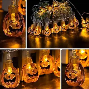 

Super Bright Fairy String Pumpkin Yard Outdoor Garden Fairy Light Fairy String Light 20LED Warm White Xmas Decor Landscape Lamp