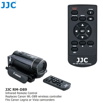 

JJC Wireless Remote Control For Canon HF G20 HF M50 HF M500 HF M52 HF M506 HF-M52 HF M52 HF M56 HF-G10 H30 HF-M40 HF-M400 HF-S20