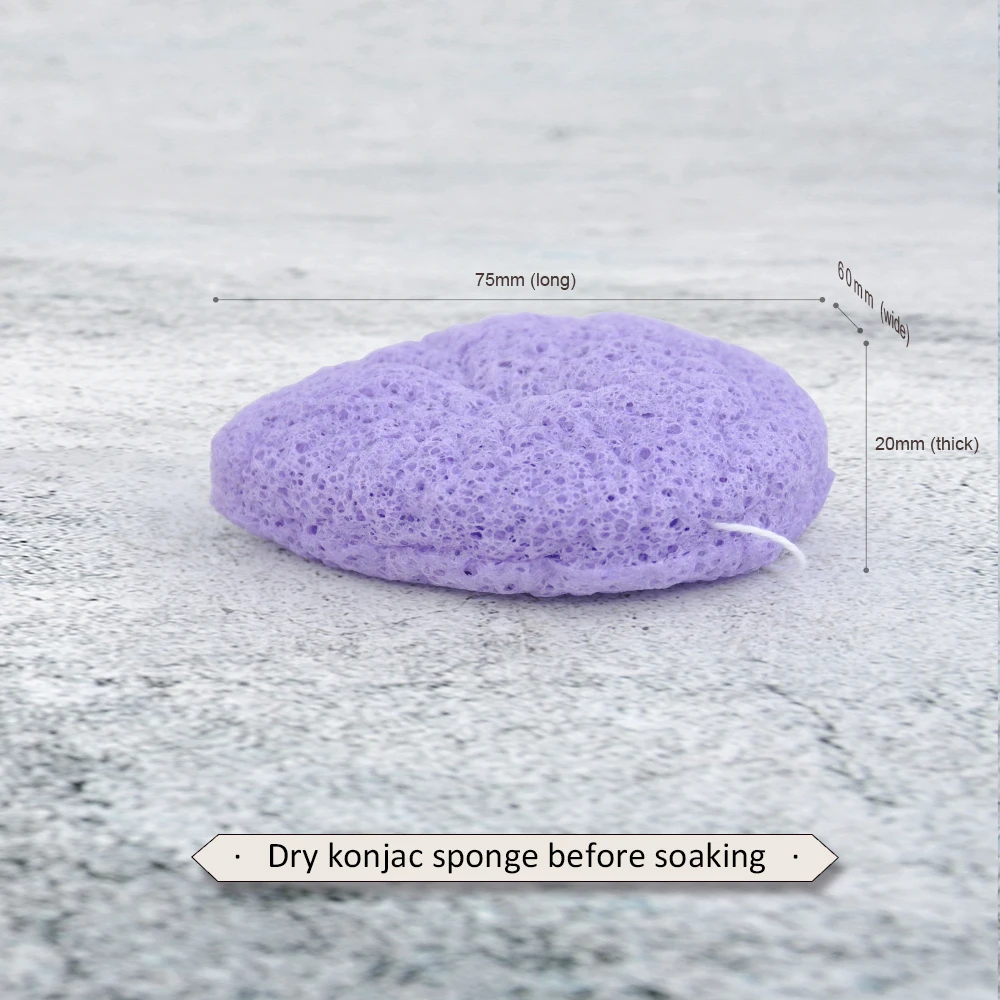 Natural Konjac Konnyaku cosmetic puff Facial sponge Face Cleanse Washing Facial Care Face Powder Makeup Tools