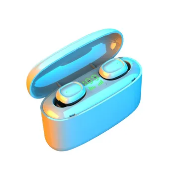 

2020 Bluetooth 5.0 In-Ear Headphones LED Touch Control Digital Display True Wireless Cancelling Earphones With Charging Case
