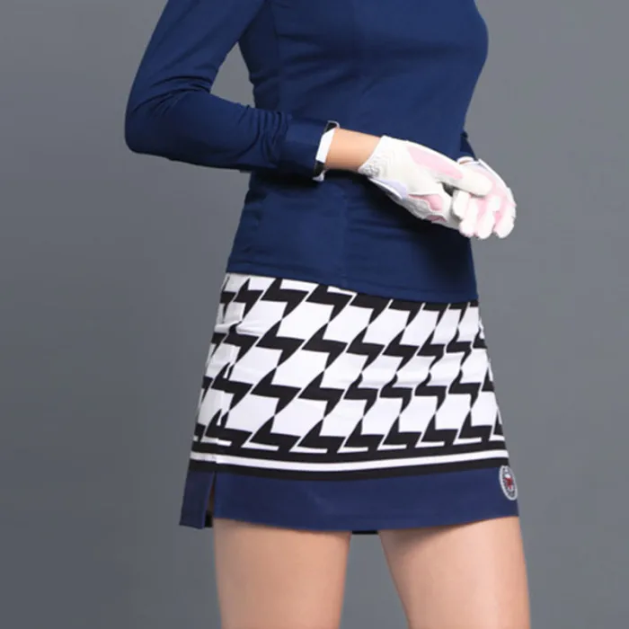Женская юбка для гольфа, женская летняя дышащая юбка для гольфа, мини льняные юбки FDX99