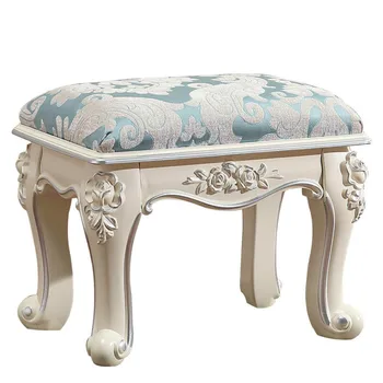 

European coffee table stool small apartment living room dining stool American makeup stool for shoes bench