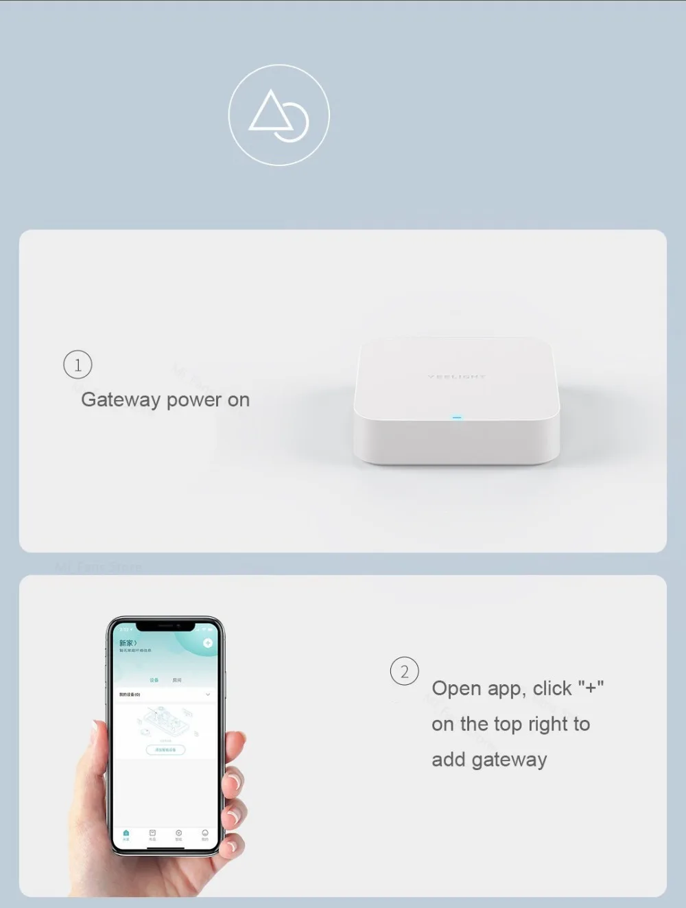 Mesh, Aplicativo Mijia, Apple Homekit, Controle Inteligente, 2700-6500K