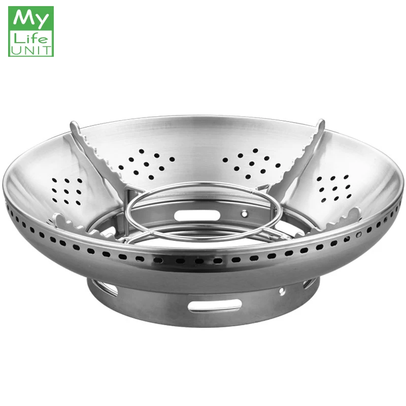 Запчасти для кухонной посуды MyLifeUNIT, газовая плита из нержавеющей стали, ветрозащитная крышка, энергосберегающее ветрозащитное кольцо, кронштейн для газовой плиты