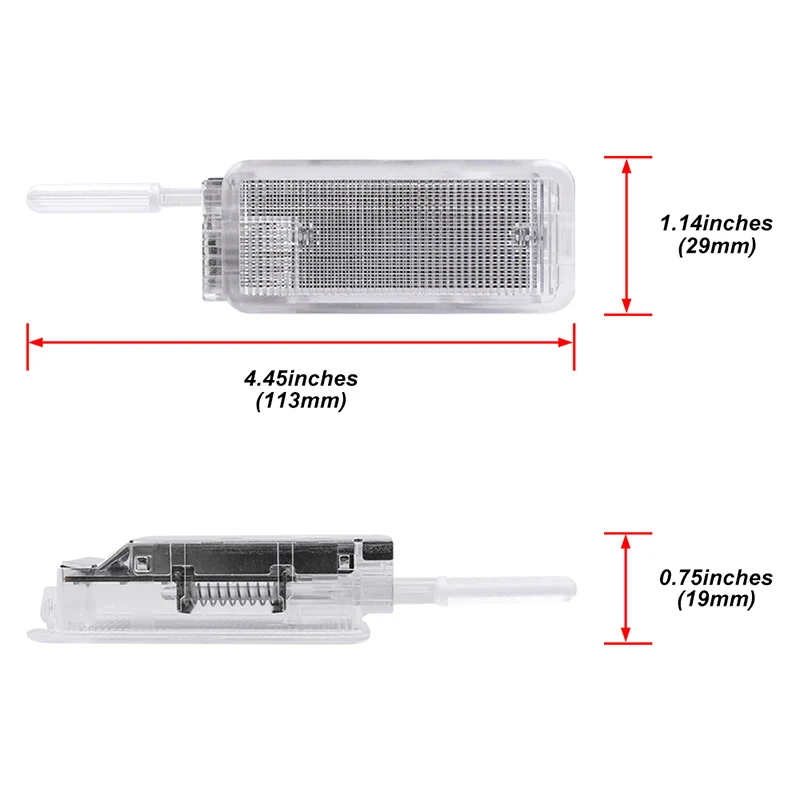 1x Led �尩 ������ ����Ʈ Ǫ�� 207 208 2008 308 3008 508 5008 Citroen C3 C4 Picasso C5 For Opel Zafira Fiat Scudo